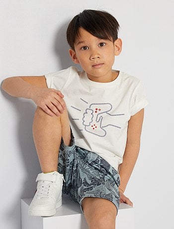 T-shirt imprimé 'jeux vidéos'