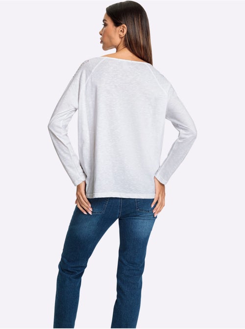 T-shirt Imprimé Joli Imprimé Feuille Devant - Taille Standard - Helline - Kiabi T-shirt Imprimé Joli Imprimé Feuille Devant - Taille Standard - Helline - Kiabi