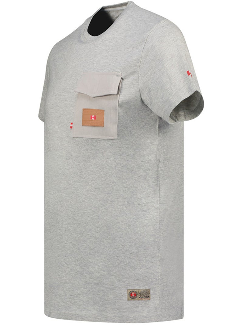 T-shirt imprimé josseak – canadian peak Gris clair - Kiabi