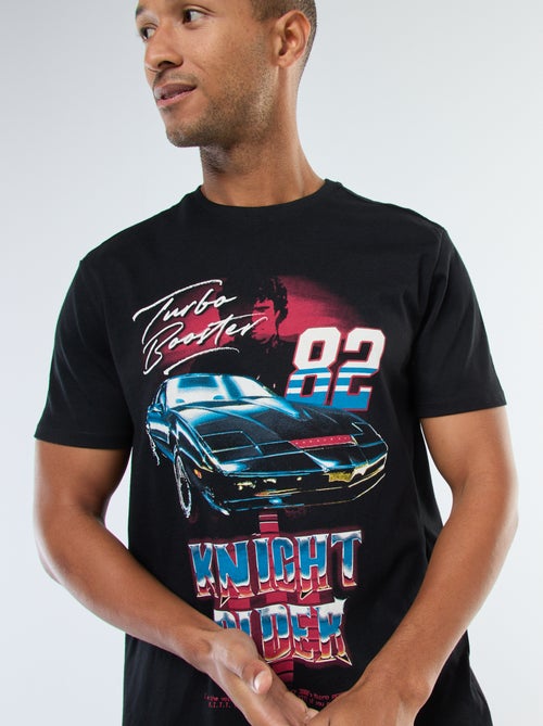 T-shirt imprimé 'K2000' à manches courtes - Kiabi
