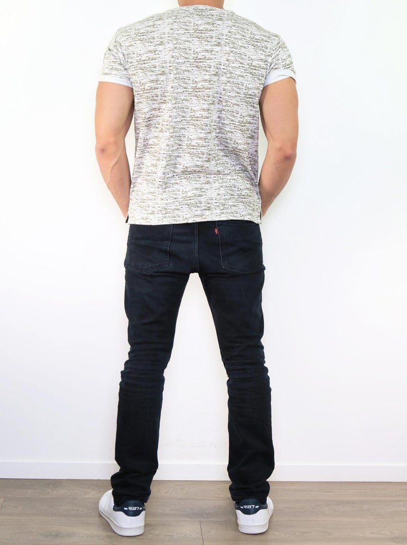 T-shirt imprimé Kaki - Kiabi