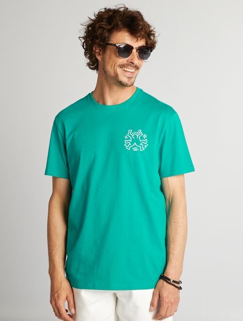 T-shirt imprimé 'Keith Haring' - Kiabi