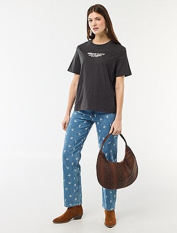 T-shirt imprimé 'Kuromi' à manches courtes