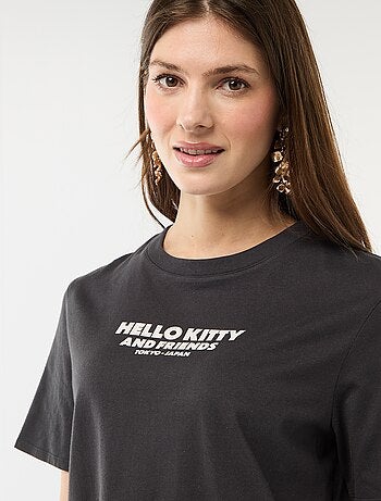 T-shirt imprimé 'Kuromi' à manches courtes