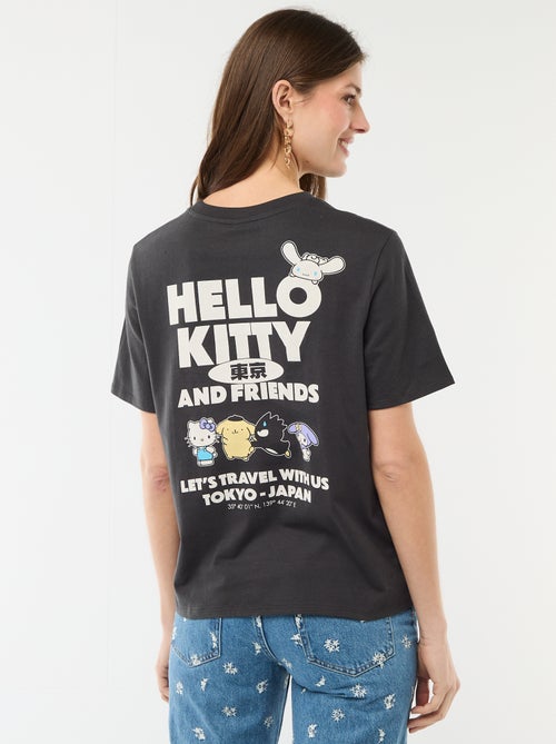 T-shirt imprimé 'Kuromi' à manches courtes - Kiabi