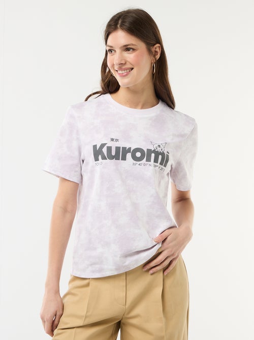 T-shirt imprimé 'Kuromi' à manches courtes - Kiabi