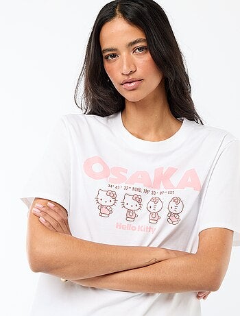 T-shirt imprimé 'Kuromi' imprimé recto/verso