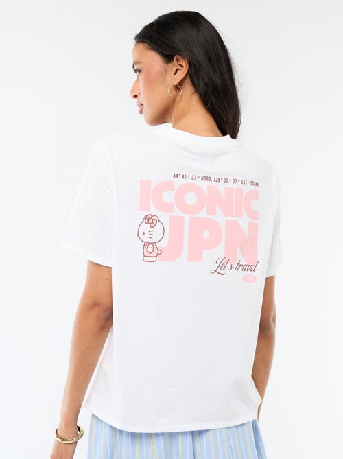 T-shirt imprimé 'Kuromi' imprimé recto/verso - Kiabi