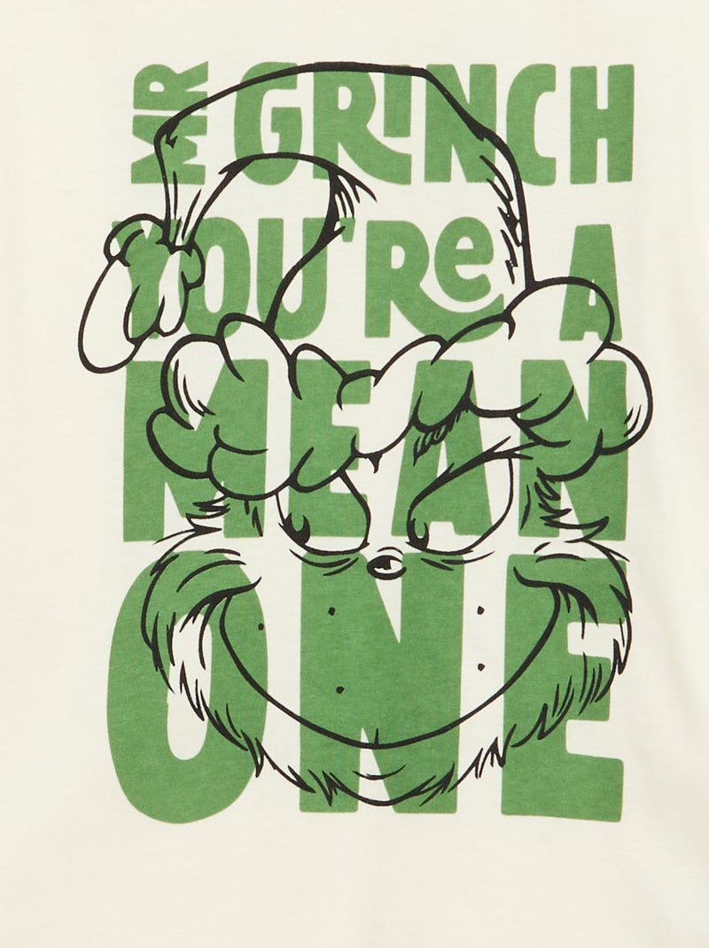 T-shirt imprimé 'Le Grinch' Blanc - Kiabi