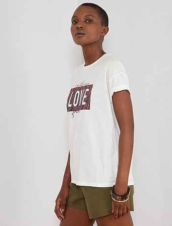T-shirt imprimé 'love' - Kiabi