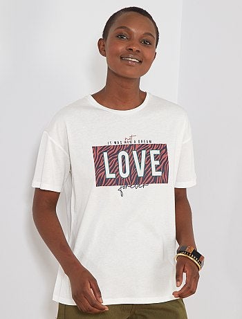 T-shirt imprimé 'love' - Kiabi