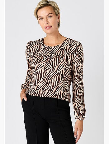 T-shirt imprimé maille chaude - Damart
