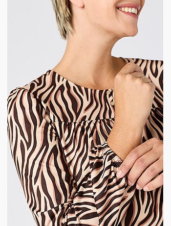 T-shirt imprimé maille chaude - Damart