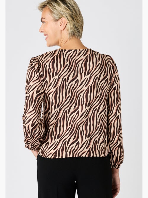 T-shirt imprimé maille chaude - Damart - Kiabi