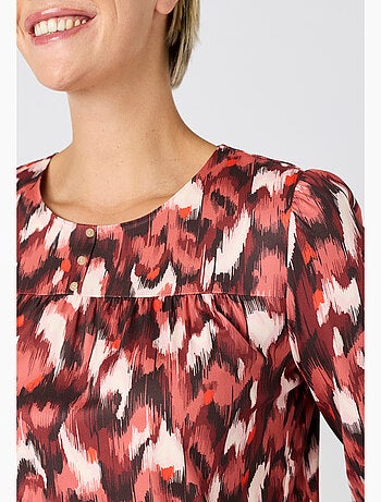 T-shirt imprimé maille chaude - Damart