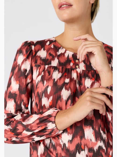 T-shirt imprimé maille chaude - Damart - Kiabi