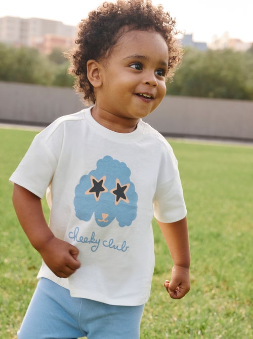 T-shirt imprimé manches courtes - Grafik Edition - Kiabi