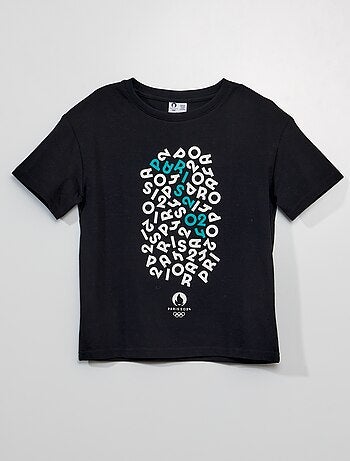 T-shirt imprimé manches courtes - Paris 2024