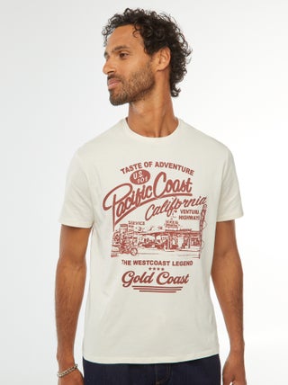 T-shirt imprimé manches courtes