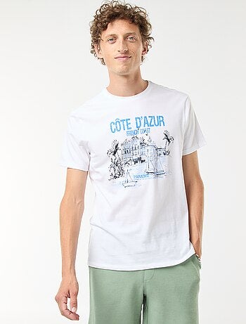 T-shirt imprimé manches courtes