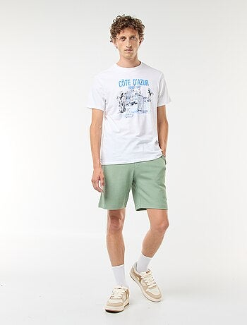 T-shirt imprimé manches courtes