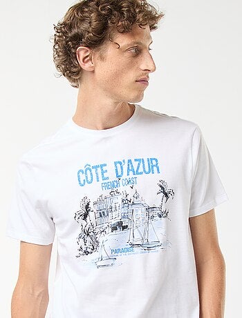 T-shirt imprimé manches courtes