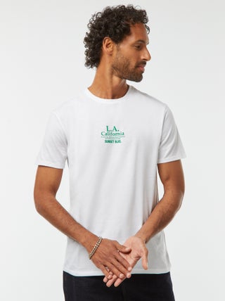 T-shirt imprimé manches courtes