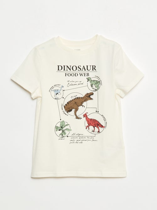 T-shirt imprimé manches courtes - Kiabi