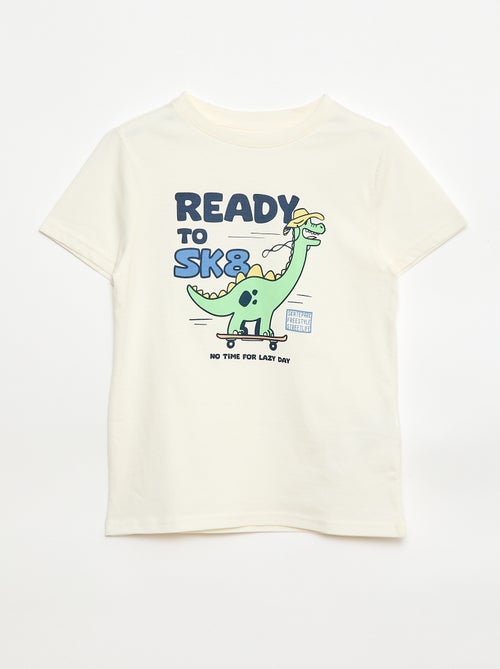 T-shirt imprimé manches courtes - Kiabi T-shirt imprimé manches courtes - Kiabi