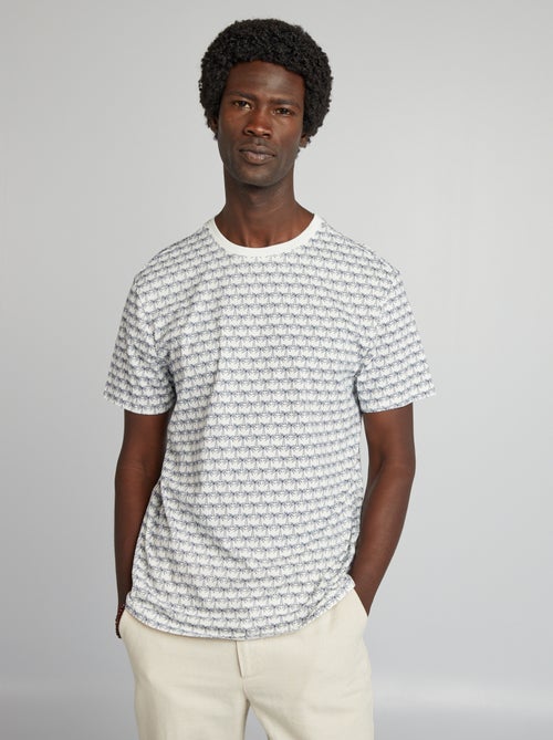 T-shirt imprimé manches courtes - Kiabi