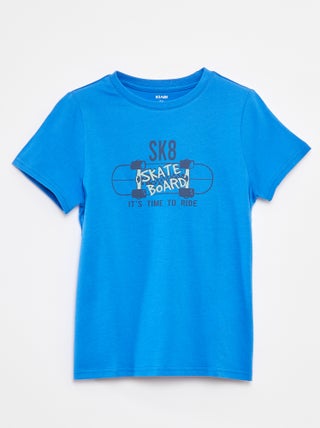 T-shirt imprimé manches courtes