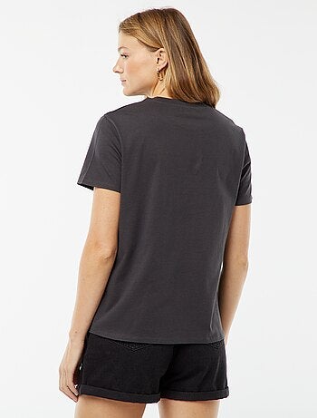 T-shirt imprimé manches courtes 'fête des mères'