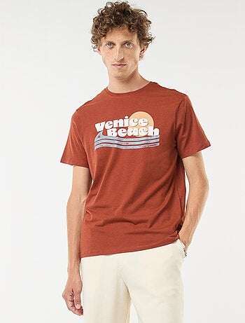 T-shirt imprimé manches courtes