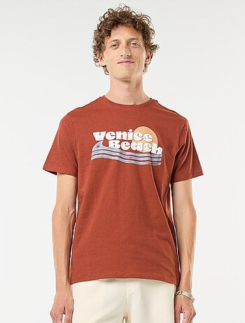 T-shirt imprimé manches courtes