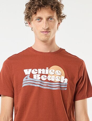 T-shirt imprimé manches courtes
