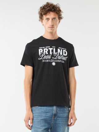T-shirt imprimé manches courtes