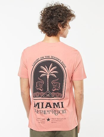 T-shirt imprimé manches courtes