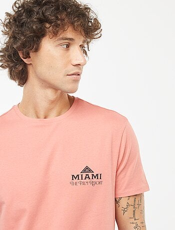 T-shirt imprimé manches courtes