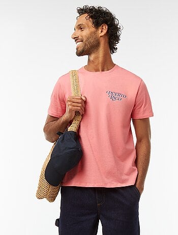 T-shirt imprimé manches courtes