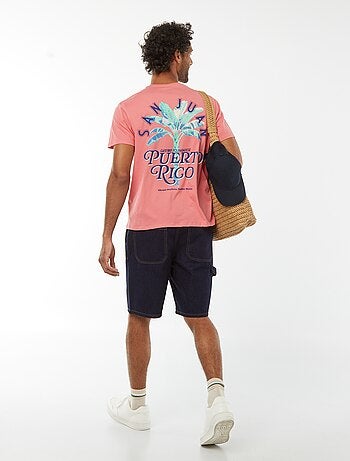 T-shirt imprimé manches courtes