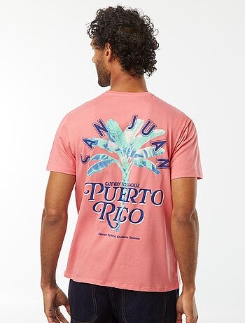 T-shirt imprimé manches courtes
