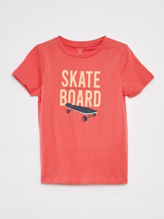 T-shirt imprimé manches courtes