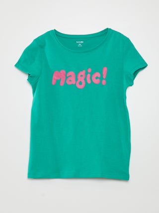 T-shirt imprimé manches courtes