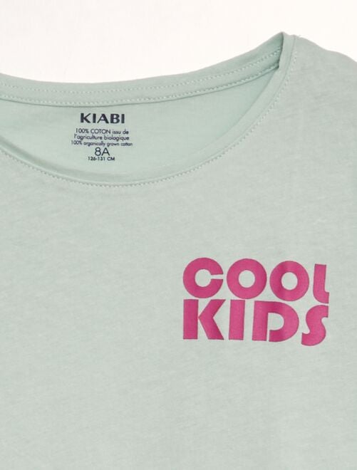 T-shirt imprimé manches courtes - Kiabi
