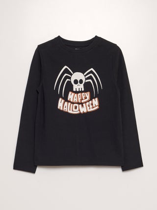 T-shirt imprimé manches longues - Halloween