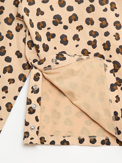 T-shirt imprimé manches longues - So Easy - Kiabi