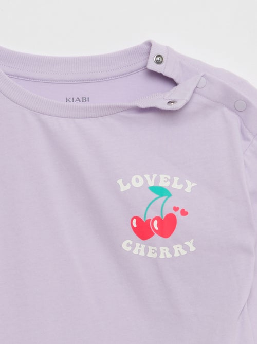 T-shirt imprimé manches longues - So Easy - Kiabi