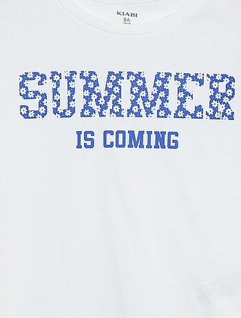 T-shirt imprimé manches longues