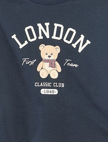 T-shirt imprimé manches longues