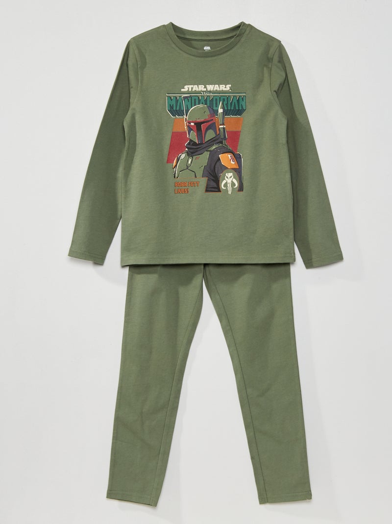 T-shirt imprimé 'Mandalorian' Vert - Kiabi